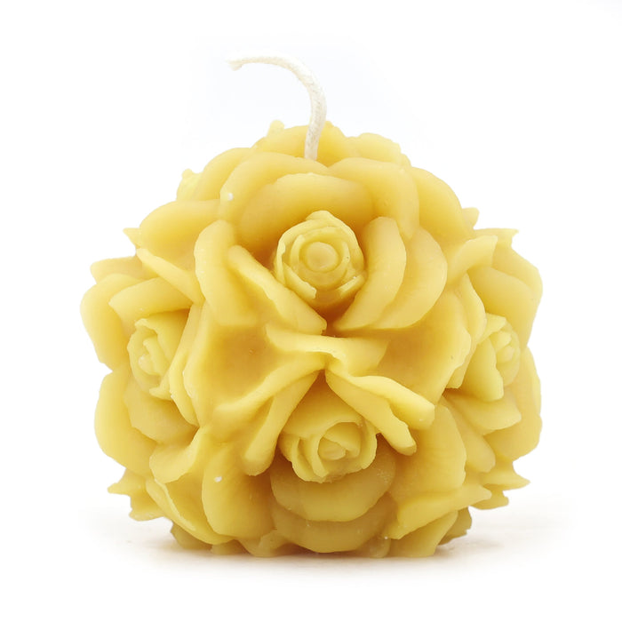 The Candle Works | Ball of Roses Beeswax Candle