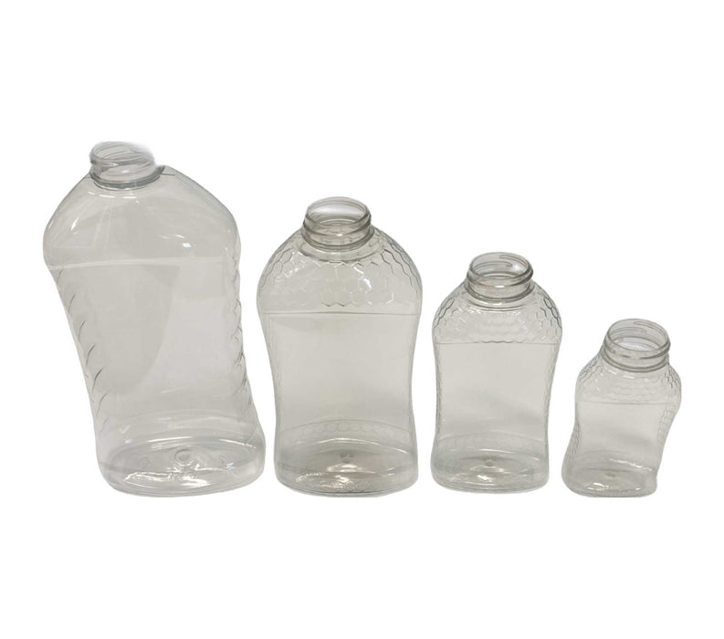 Hourglass Plastic Honey Bottle