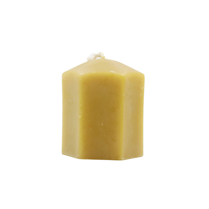 Dancing Bee Apiary | Hexagon Beeswax Candle 3 inch